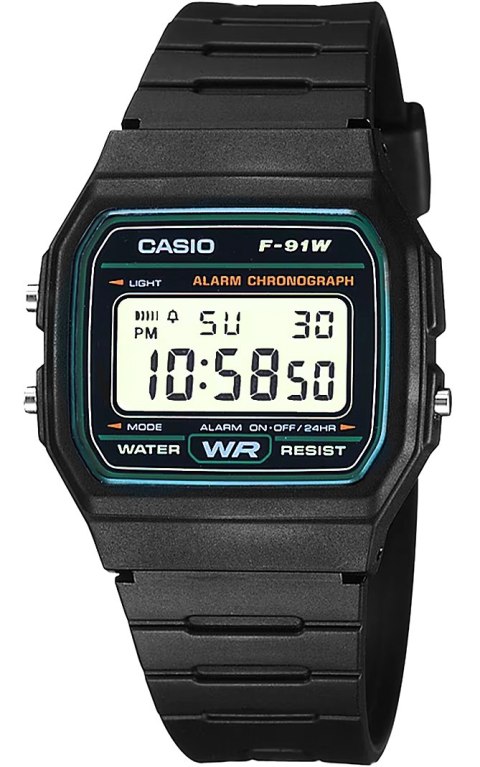 Zegarek Męski CASIO F-91W-3DG + BOX