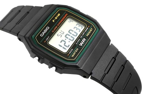 Zegarek Męski CASIO F-91W-3DG + BOX