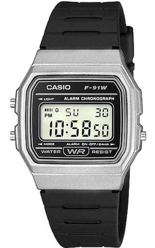 Zegarek Męski CASIO F-91WM-1BDF