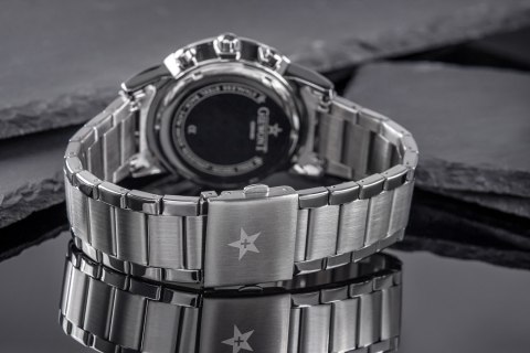 Zegarek Męski GIEWONT Apex Chrono GW6480-2 Chronograf Silver/Blue