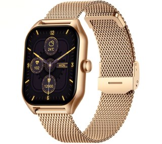 Smartwatch Damski Rubicon RNCF03-5 Różowe złoto Bransoleta + Pasek