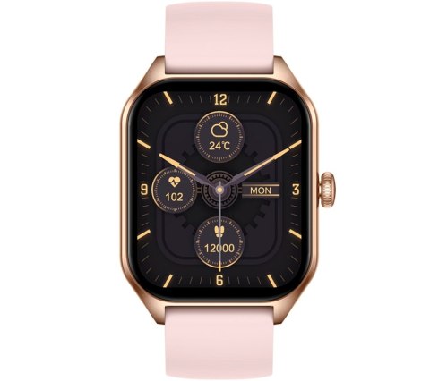 Smartwatch Damski Rubicon RNCF03-5 Różowe złoto Bransoleta + Pasek
