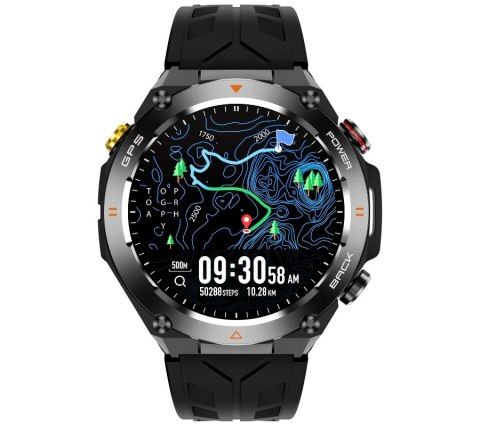 Smartwatch Męski Rubicon RNCF37-1 GPS BLACK