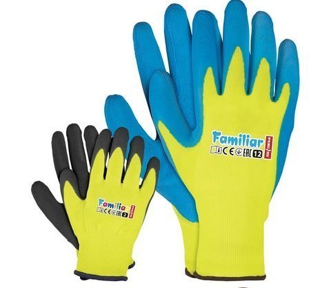 Rękawice Ochronne Poliester Powlekane Latexsem (FAMILIAR_3)