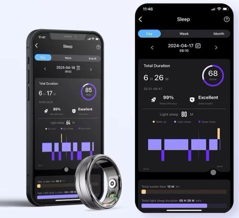 Smart Ring RUBICON R6 Deep Grey SIZE-11(US) SMARUB326