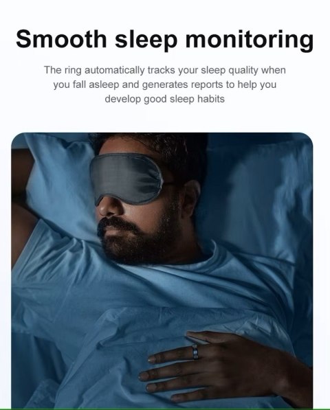 Smart Ring RUBICON R6 Gold/Silver SIZE-8(US) SMARUB321