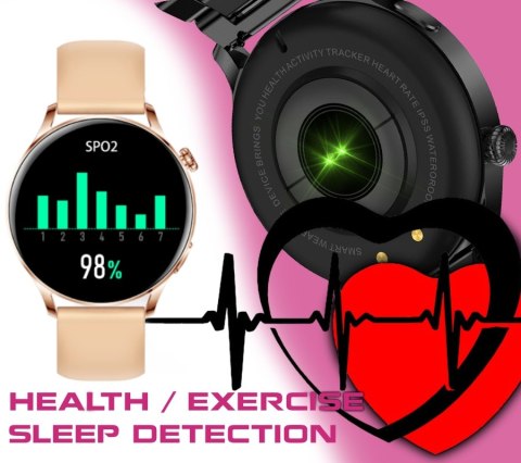 Smartwatch Damski RUBICON RNCE81 Rose Gold SMARUB131