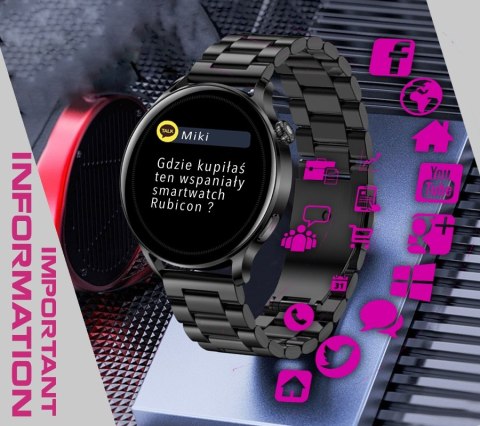 Smartwatch Damski RUBICON RNCE81 Rose Gold SMARUB131