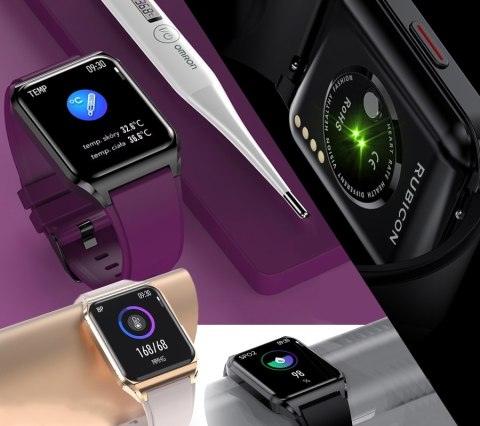 Smartwatch Damski RUBICON RNCE89 Gold Rose SMARUB163