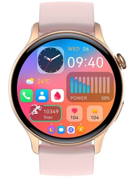 Smartwatch Damski RUBICON RNCF10 Rose Gold/Pink SMARUB239