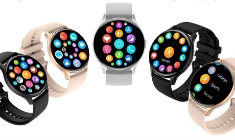 Smartwatch Damski RUBICON RNCF11 Silver/Grey SMARUB242