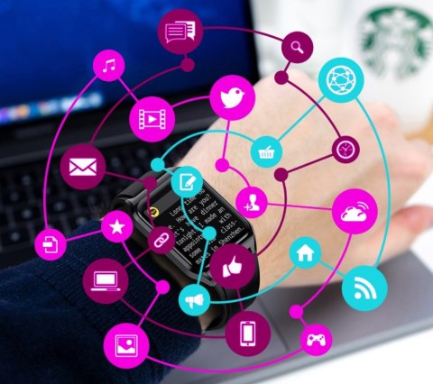 Smartwatch Rubicon RNCE89 Black SMARUB162