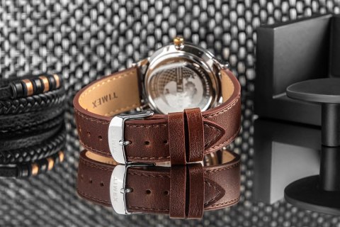 Zegarek Męski TIMEX Waterbury Classic Moon Phase TW2W75600 + BOX