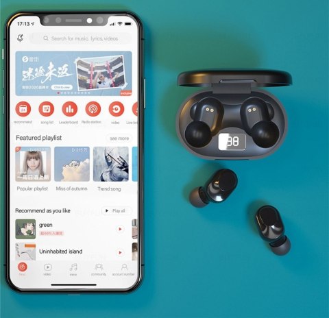 Słuchawki bezprzewodowe douszne LENOVO Thinkplus LivePods XT91 Czarne