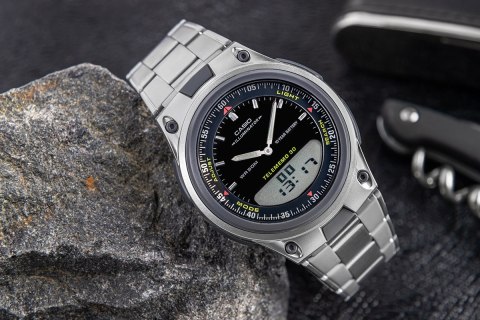 Zegarek Męski CASIO DUAL AW-80D-1AVDF + BOX