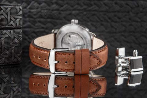 Zegarek Męski ZEPPELIN Mediterranee Open Heart Automatic 9666-5 + BOX