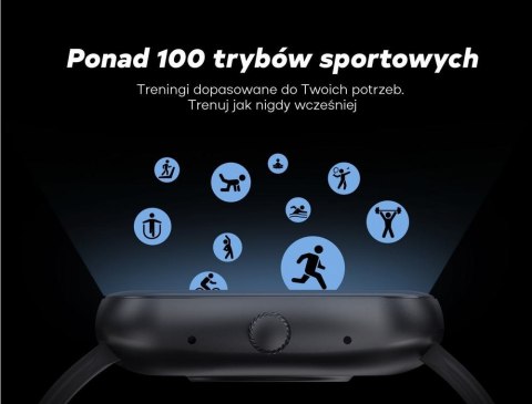 Smartwatch Damski GRAVITY GT18-3 Różowy Pasek Silikonowy + Granatowy Pasek