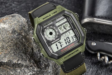 Zegarek Męski CASIO AE-1200WHB-3BVDF + BOX