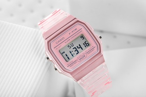 Zegarek Damski Casio F-91WS-4DF + BOX